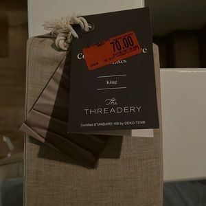 The Threadery king pillowcases
